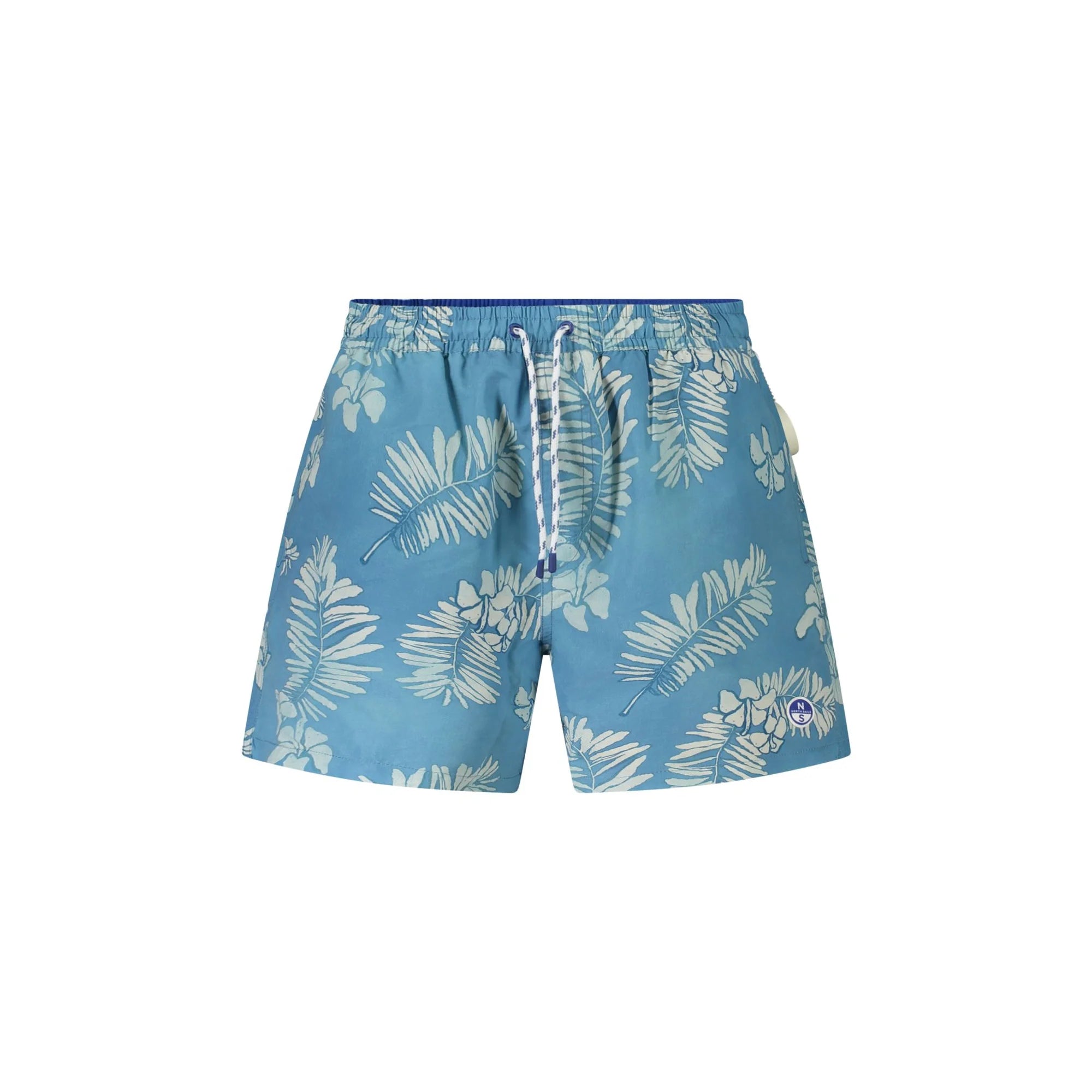 North Sails Costume da Mare Uomo Azzurro Logo - foto prodotto